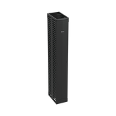 Organizador Vertical PatchRunner™, Doble (Frontal y Posterior), Para Rack Abierto de 45 Unidades, 12in de Ancho, Color Negro